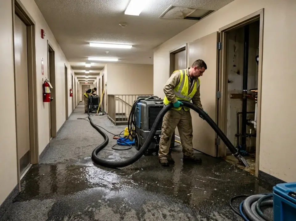 multi-unit-apartment-hallway-f-005 — frequently asked questions, Emergency Burst Pipe Water Extraction & Removal in Colby, KS